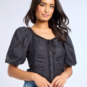Mille Ophelia Top in Black